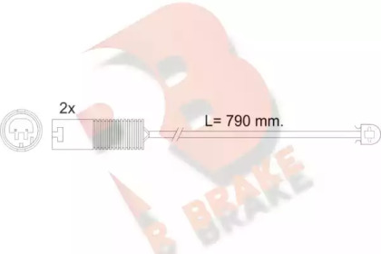 Контакт (R BRAKE: 610240RB)